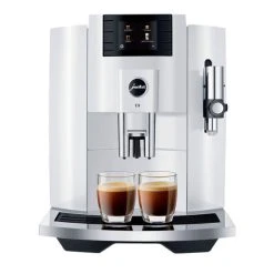 E8 Piano White (SB) - Machines à Café Automatiques JURA
