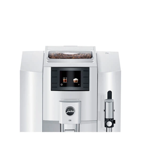 E8 Piano White (SB) - Machines à Café Automatiques JURA 4 E8 Piano White (SB) - Machines à Café Automatiques JURA – Image 2