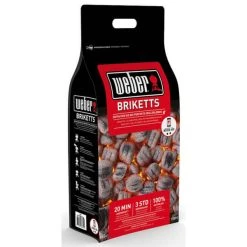 Briquettes - 8 Kg - Accessoires Pour Grils Weber