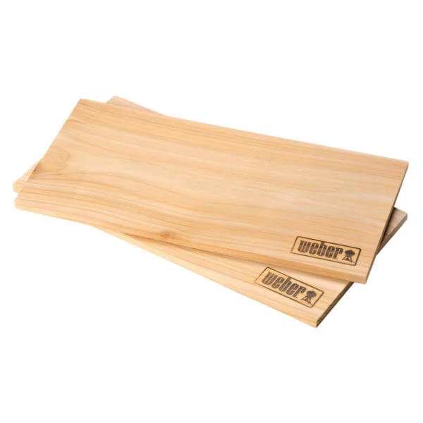 Planches à Fumer En Cèdre - Petites - Accessoires Pour Grils Weber 3 Planches à Fumer En Cèdre - Petites - Accessoires Pour Grils Weber