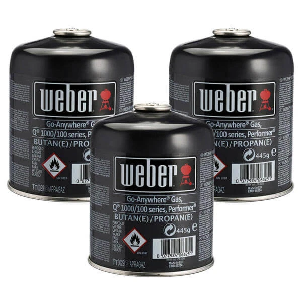 Cartouche du gaz set à 3 - Accessoires pour grils Weber Cartouche Du Gaz Set à 3 - Accessoires Pour Grils Weber -Weber Shop unnamed file 364